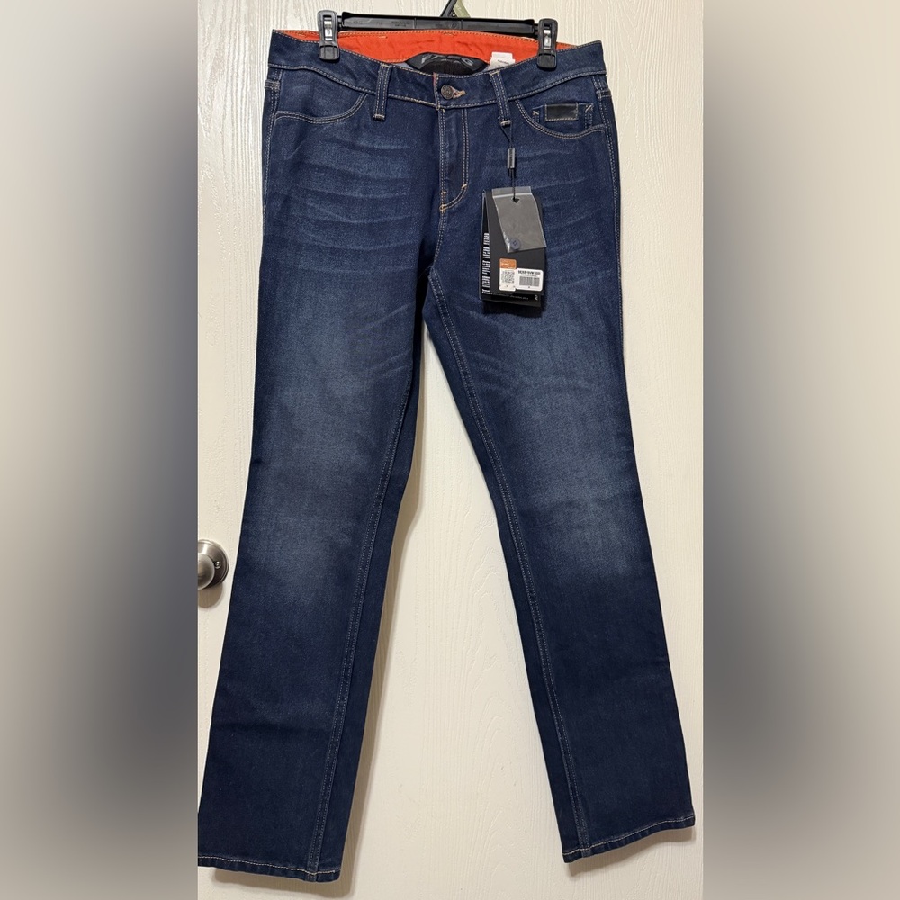 Women’s Harley Davidson FXRG Armalith Denim Riding Jeans Size 30